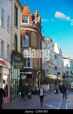 Broad Street, St. Helier, Jersey, Kanalinseln, Großbritannien Stockfoto