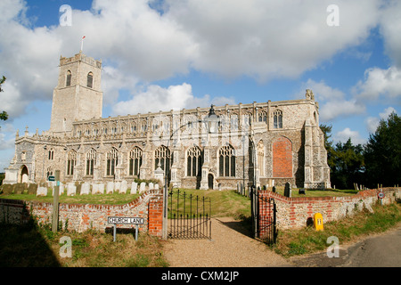 Holy Trinity Church Kathedrale von Sümpfen Blythburgh Suffolk England UK Stockfoto