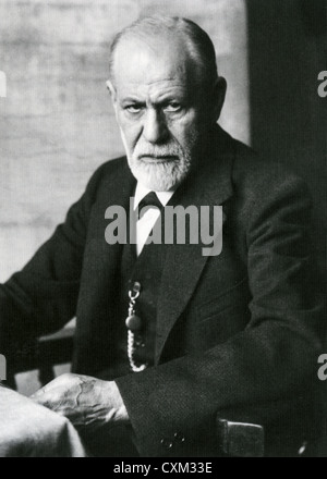 SIGMUND FREUD (1856-1939), österreichischer Neurologe und Begründer der Psychoanalyse im Jahr 1922 Stockfoto