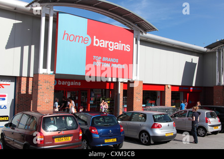 Home Schnäppchen Shop Stockfoto