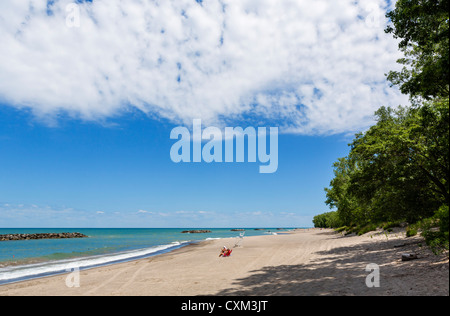 Am Strand Nr. 7 in Presque Isle State Park, Lake Erie, Pennsylvania, USA Stockfoto