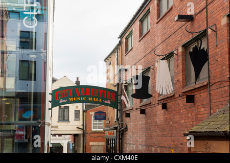 Leeds City Sorten Music Hall, Swan Street, Leeds. Stockfoto