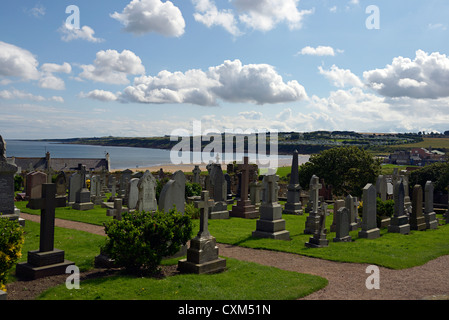 St. Andrews Cathedral Friedhof Schottland Stockfoto