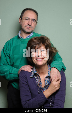 Porträt des mittleren Alters verheiratet paar Stockfoto