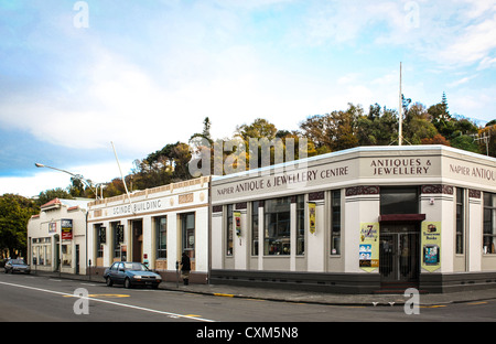 Art-Deco-Architektur, Napier, Neuseeland Stockfoto