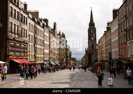 Royal Mile in Edinburgh Stockfoto