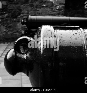 Kanonen der Vormauerung Batterie, Edinburgh Castle Stockfoto