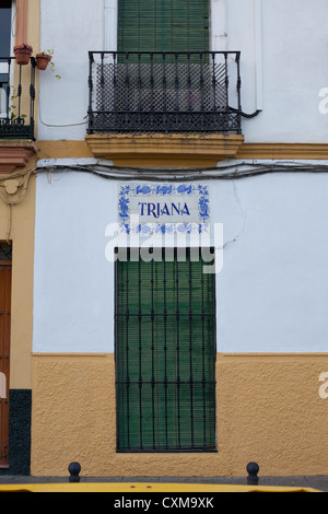 Triana Keramik Sevilla Spanien Stockfoto