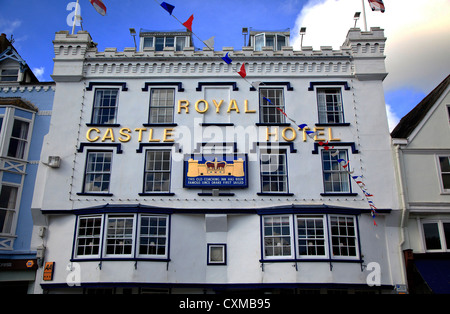 Königliches Schloss Hotel Dartmouth Devon England. Stockfoto