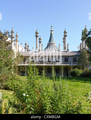 Auf dem Gelände des Royal Pavillon eine ehemalige königliche Residenz befindet sich in Brighton, England East Sussex Stockfoto