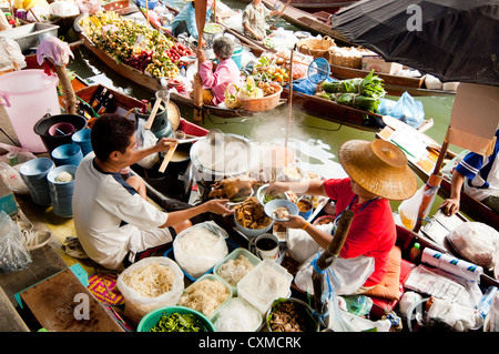 Damnoen Saduak Floating Market, Thailand Stockfoto