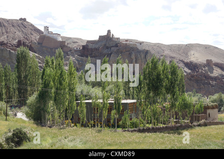 Landschaft zwischen Basgo und Saspol, Srinagar-Leh-Highway, Jammu und Kaschmir, Indien Stockfoto