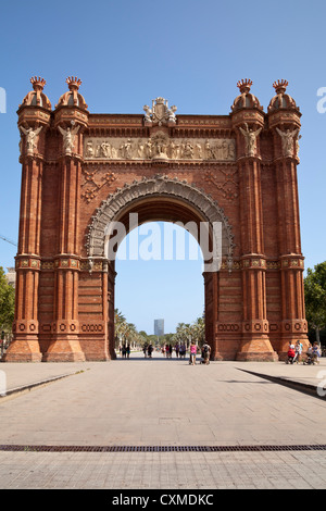 Arc de Triomf, Barcelona, Katalonien, Spanien, Europa Stockfoto