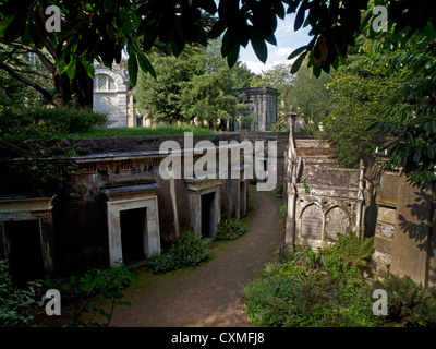 Highgate Friedhof West in London. Stockfoto