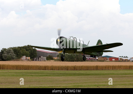 Yakolev Yak 18A 03 G CEIB Massenermittlung aus Graspiste Stockfoto