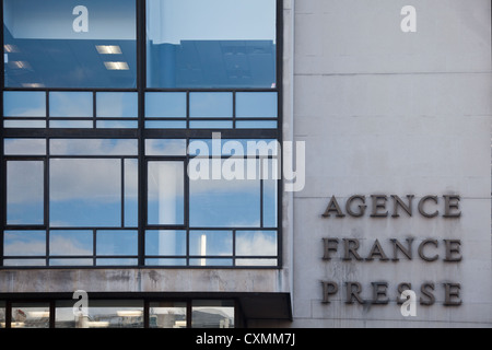 Hauptsitz der Agence France-Presse (AFP), der weltweit älteste News Agency, Paris, Frankreich Stockfoto