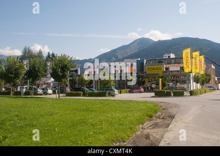 Shopping Center. Fotografiert in Österreich Stockfoto