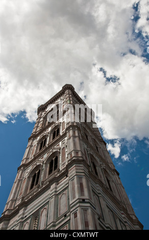 Blick auf den Dom und die Kirche von St. Maria Novella in Florenz Stockfoto