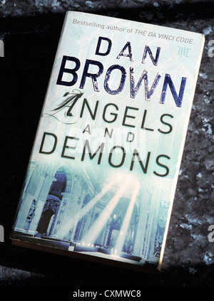 Dan brown Engel und Dämonen Buchcover Stockfoto