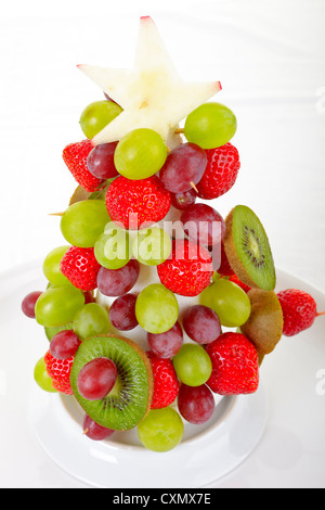 Essbare Weihnachtsbaum Stockfoto