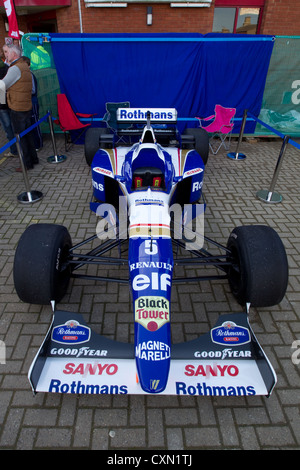 Bourne, Lincolnshire 7. Oktober 2012: Damon Hill 1996 William-Renault FW18 Formel 1 Rennwagen Stockfoto