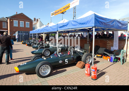 BRM-Tag in den Markt der Stadt Bourne, Lincolnshire Stockfoto