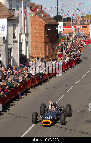 BRM-Tag in den Markt der Stadt Bourne, Lincolnshire Stockfoto