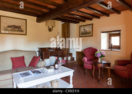 Il Borro, Agristurismo in San Giustino Valdarno, Toskana, Italien Stockfoto