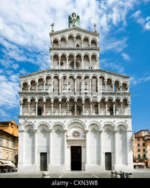 Lucca San Michele in Foro Basilika Kathedrale Stockfoto