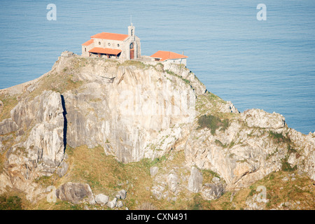 Einsiedelei von San Juan de Gaztelugatxe gehört zur Gemeinde von Bermeo, im Baskenland (Spanien) Stockfoto