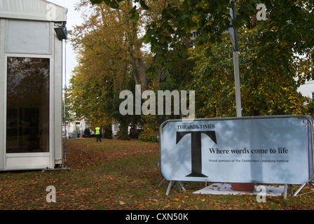 Cheltenham Festival der Literatur, Oktober 2012 Stockfoto