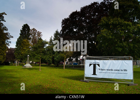 Cheltenham Festival der Literatur, Oktober 2012 Stockfoto