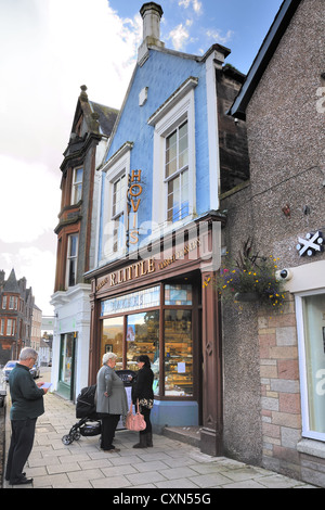 Bäcker-Shop in Moffat, Schottland, Vereinigtes Königreich Stockfoto