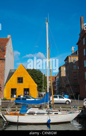 Christianshavns kanal Christianshavn Grachtenviertel Kopenhagen-Dänemark-Europa Stockfoto