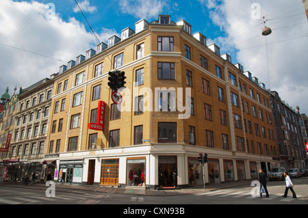 Vesterbrogade Straße Vesterbro Bezirk Mitteleuropa Kopenhagen Dänemark Stockfoto