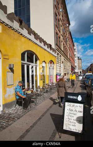 Istedgade Straße Vesterbro Bezirk Mitteleuropa Kopenhagen Dänemark Stockfoto