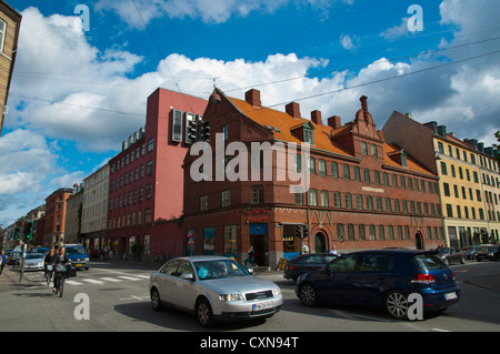 Istedgade Straße Vesterbro Bezirk Mitteleuropa Kopenhagen Dänemark Stockfoto