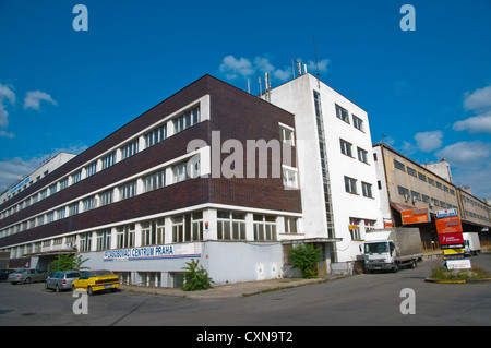 Nákladové Nádraží Praha-Žižkov im Zizkov Fracht Cargo (1931-34) Zizkov Bahnhofsviertel Prag Tschechische Republik Europa Stockfoto