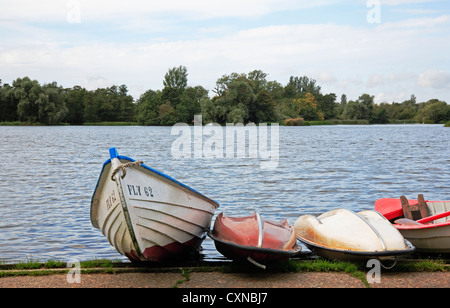 Ein Blick auf die Meare bei Thorpeness, Suffolk, England, Vereinigtes Königreich. Stockfoto