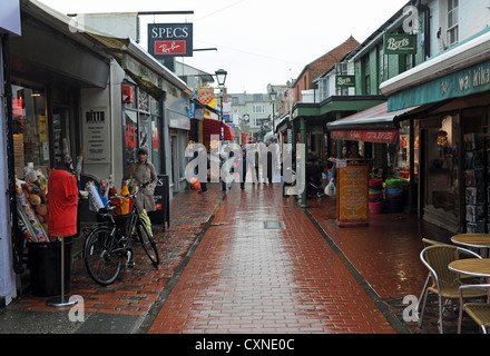 Kensington Gardens Einkaufsstraße in North Laine Bereich Brighton UK Stockfoto