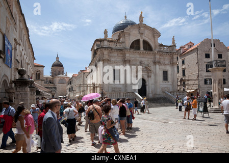 Kirche St. Blasius, Dubrovnik, Kroatien Stockfoto