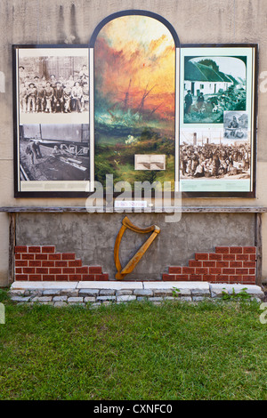 Das irische Arbeiter Eisenbahnmuseum, ein Schrein in Baltimore, Maryland Stockfoto