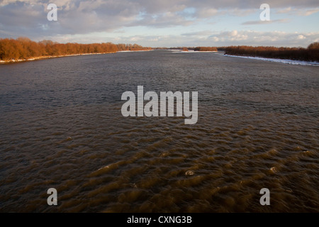 Winter im Kampinos in der Nähe von Warschau, Masowien, Polen, Europa, Weichsel Stockfoto