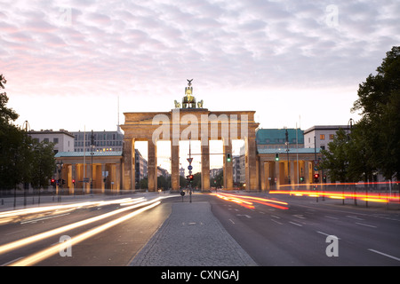 Brandenburger Tor, Straße des 17. Juni, Berlin Stockfoto