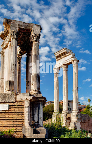 Tempel der Vesta, Rom. Tempio di Vestale, Roma, Italia Stockfoto