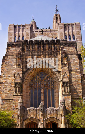 Yale Universität Sterling Memorial Library New Haven Connecticut fünfte größte Bibliothek in den Vereinigten Staaten Stockfoto