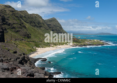 Elk284-1688 Hawaii, Oahu, Makapu Punkt Stockfoto