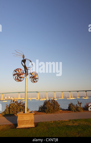 Coronado Brücke und Werk in der Nähe von San Diego, Kalifornien Stockfoto