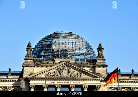 Reichstagskuppel Berlin Deutschland Stockfoto