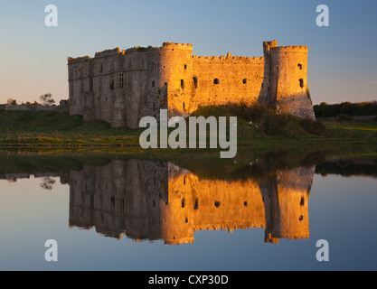 Carew Castle Pembroke Pembrokeshire Stockfoto